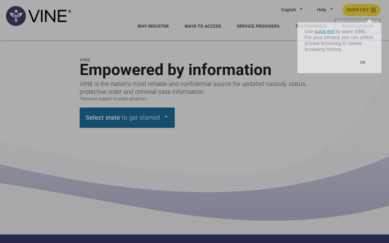 Limestone County custody search Texas VINELink portal